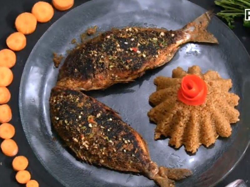 Gilthead Bream Fish With Oil And Lemon