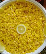 Sweet Corn With Lemon Sauce