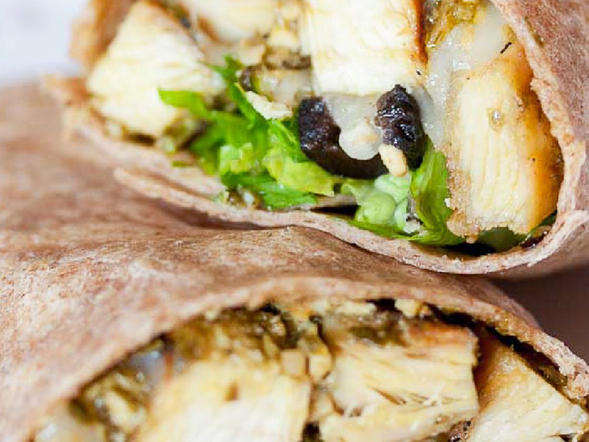 Pesto Chicken Wrap