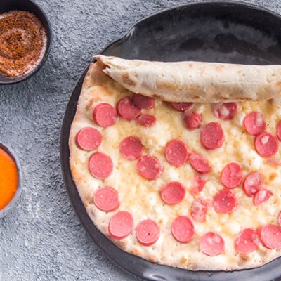 Hot Dog With Cheese Sandwich