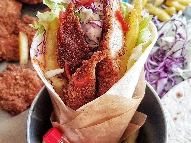 Jumbo Strips Wrap Sandwich