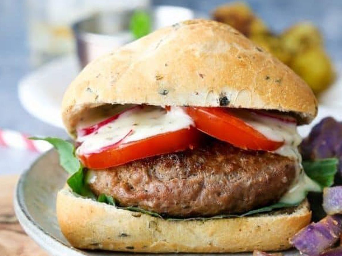 Ranch Burger Sandwich