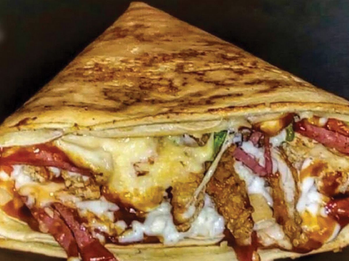 Crispy ranch crepe