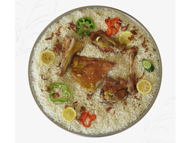 Quarter Mandi Teis With Rice