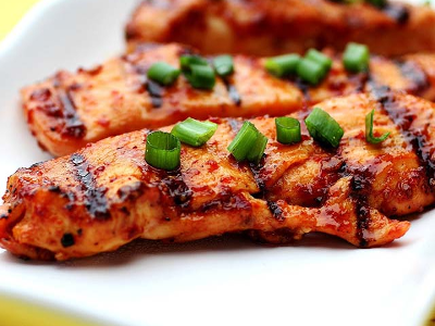 Quarter Grilled Chicken Breasts Meal