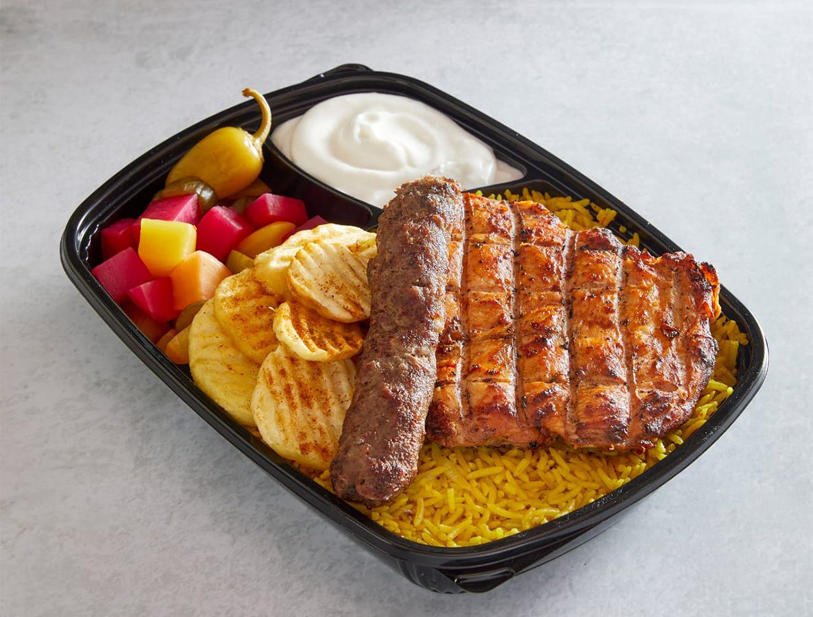 Mix Boneless Breast With Meat Kofta Skewer