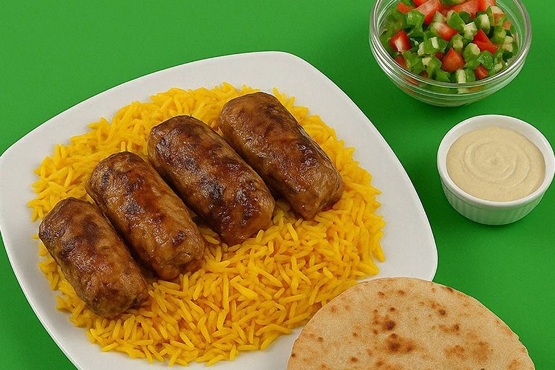 Quarter Tarb + Rice + Vegetables + Salads