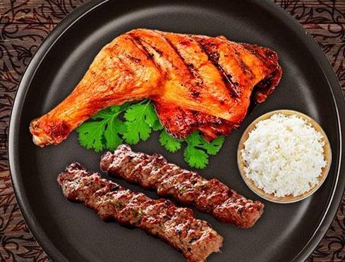 Quarter Chicken - thigh With 1/8 Kilo Kofta Meal