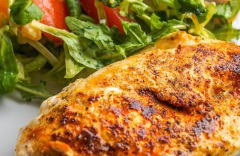 1/4 Oven Baked Chicken Breast Meal