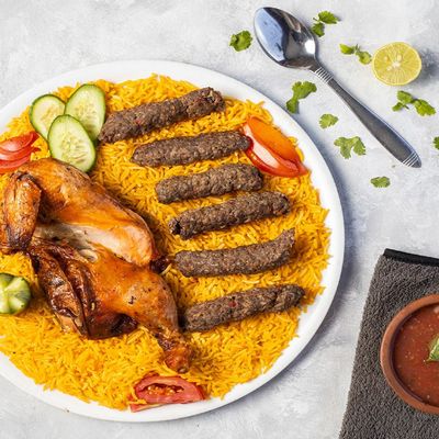 Quarter Chicken, One-eighth Kofta, And 2 Mandi Meat