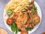 Quarter Syrian grill chicken thigh meal