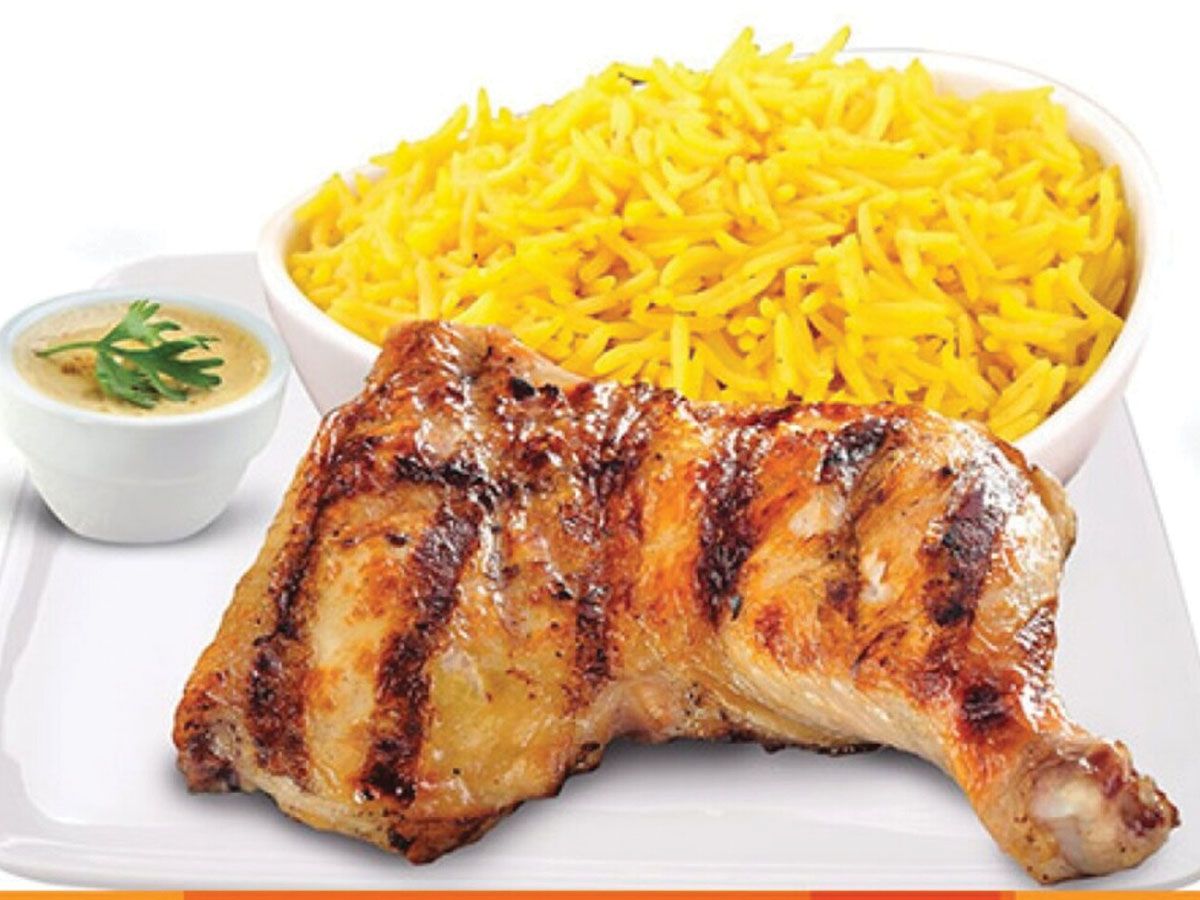 Quarter Chicken Thigh Meal