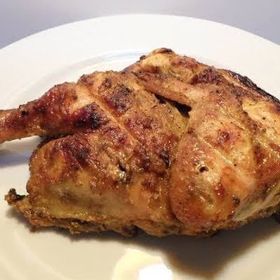 Charcoal grilled quarter thigh