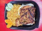 quarter Charcoal grilled chicken