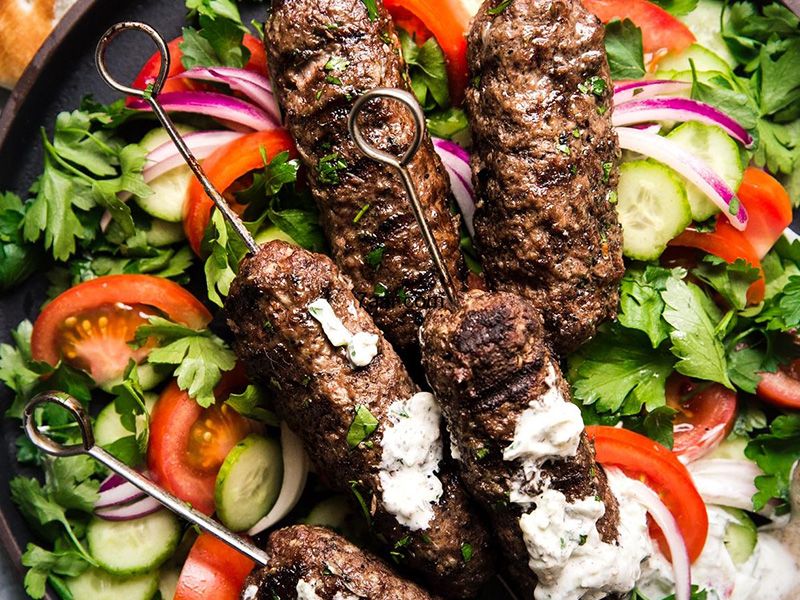 Quarter Chicken With 1/8 Kofta And 1/8 Tarb