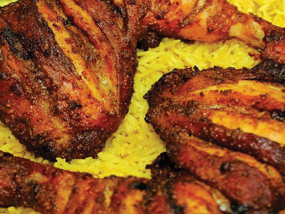Quarter Chicken Thigh and 1/4 Kilo Kofta Meal