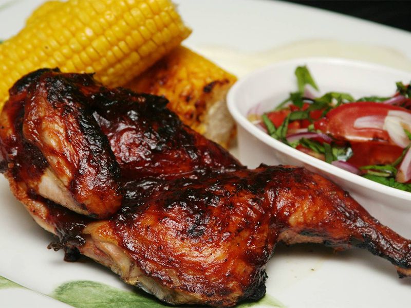 Quarter Grilled Chicken Thighs