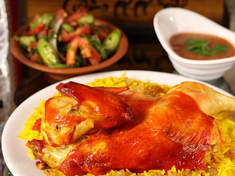 Quarter Chicken Thigh Meal