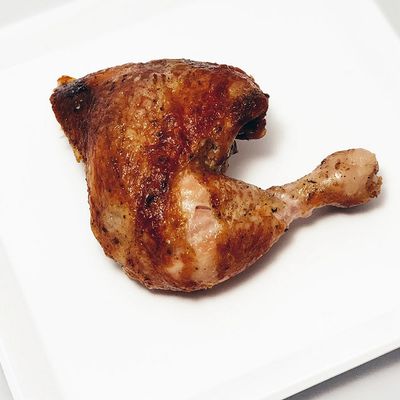 Quarter chicken, whole thigh, and salads