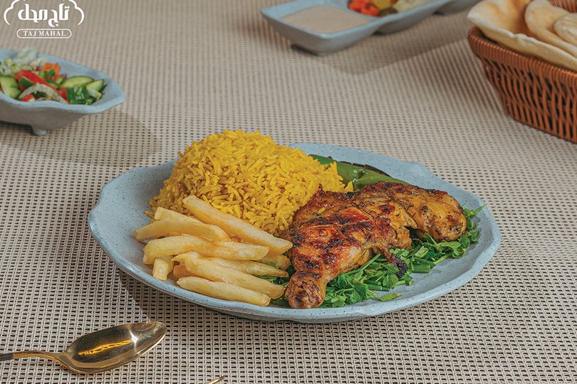 Charcoal grilled chicken