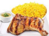 Quarter Grilled Chicken With Basmati Rice