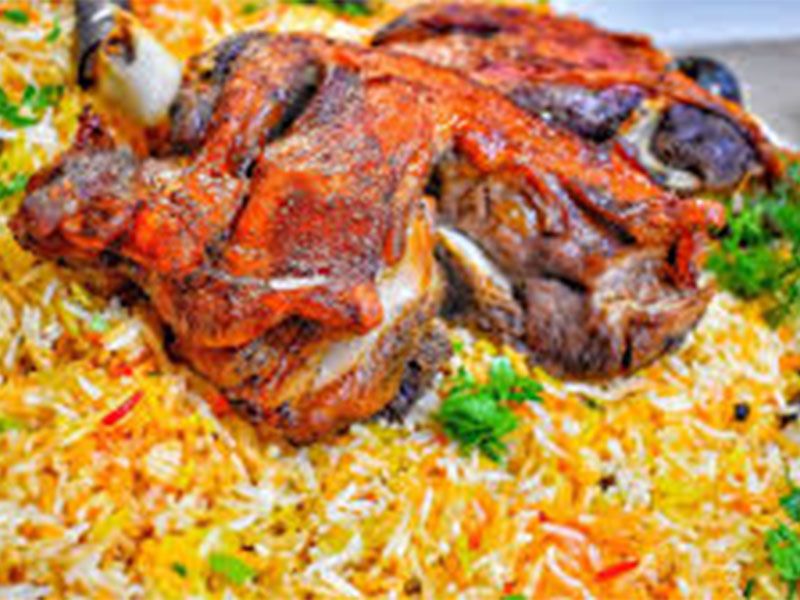 1/4 Chicken Mandi