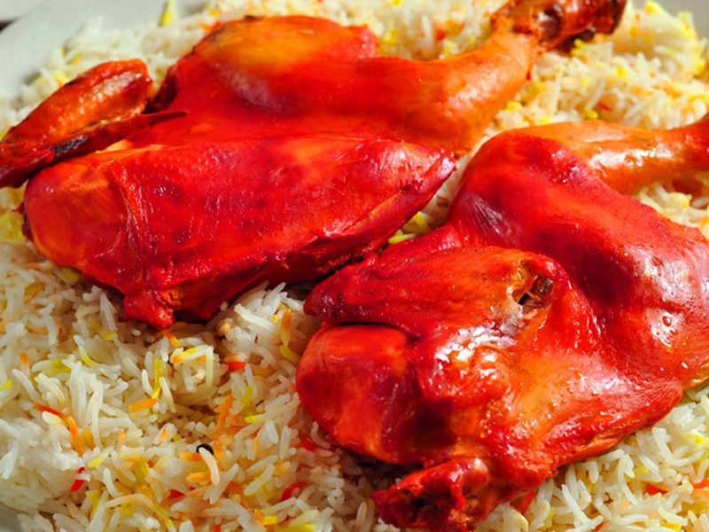 1/4 Chicken Mandi With Rice