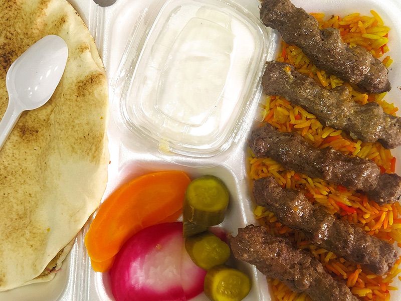 Quarter Chicken Meal With 6 Pieces Kofta Meal