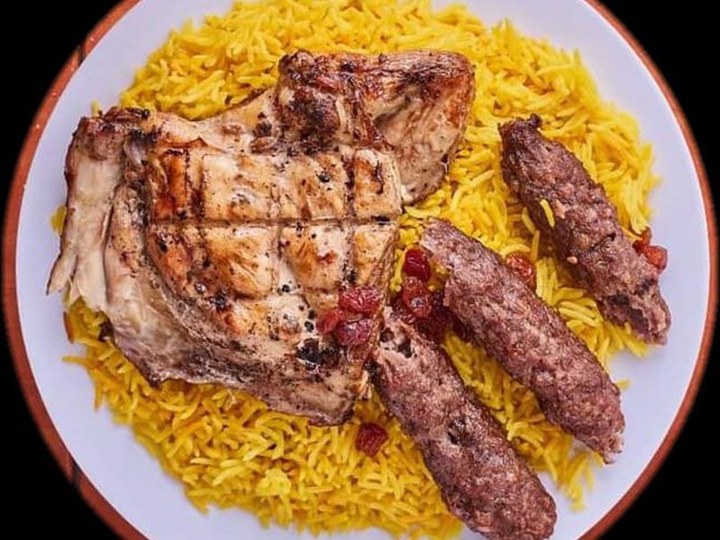 Quarter Chicken With 1/4 Kilo Kofta
