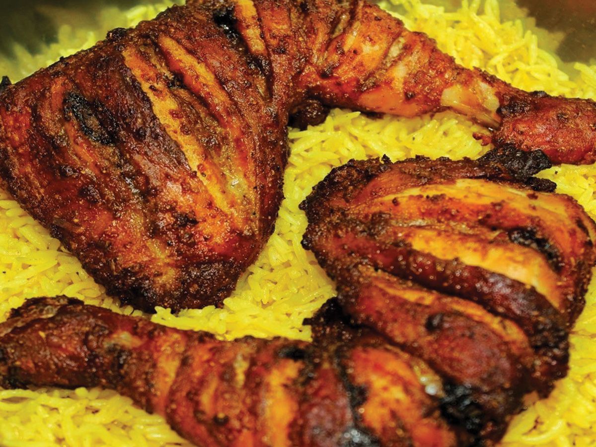 Quarter Grilled Chicken Thigh Meal