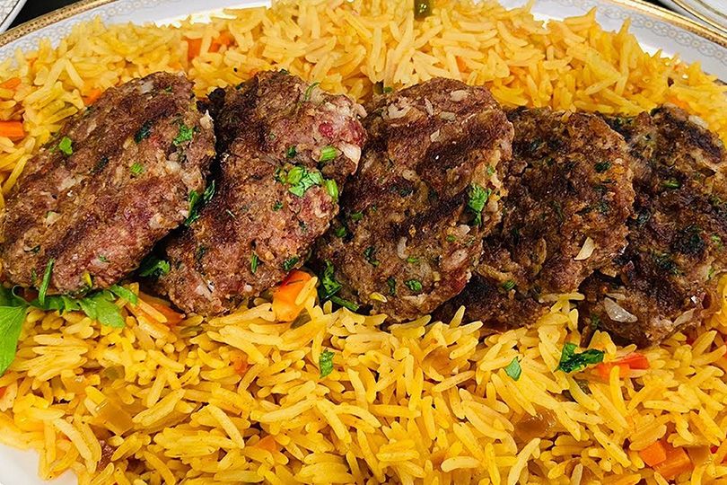 Quarter Kebab + Rice + Vegetables + Salads