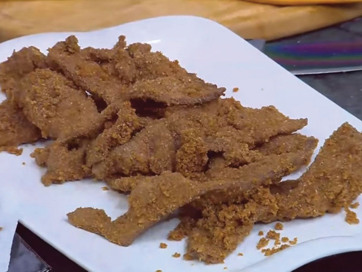 Quarter liver with bran Meal