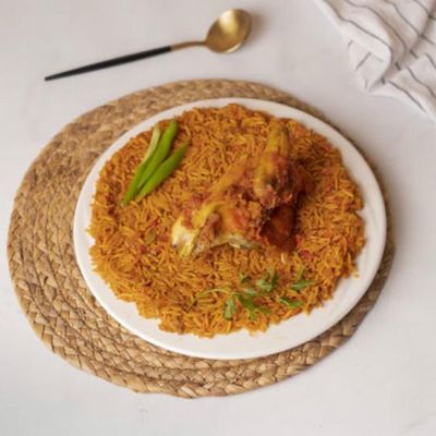 Quarter chicken kabsa spicy bhr