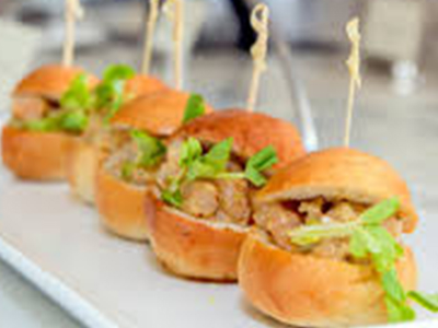 1/4 Kilo Smoked Salmon Mini Sandwiches