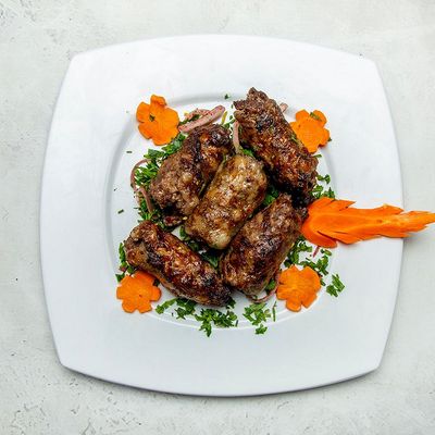 Mixed lamb quarter, rice