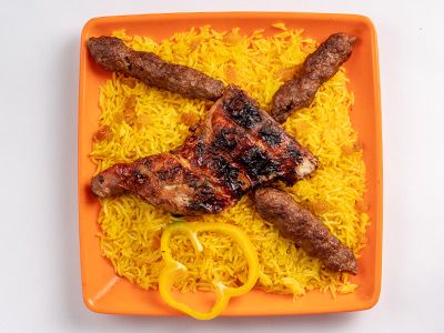 Quarter Chicken And 1/8 Kilo Kofta Meal
