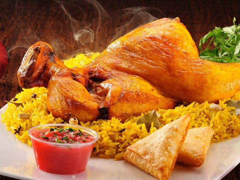 1/4 Chicken Mandi With Rice
