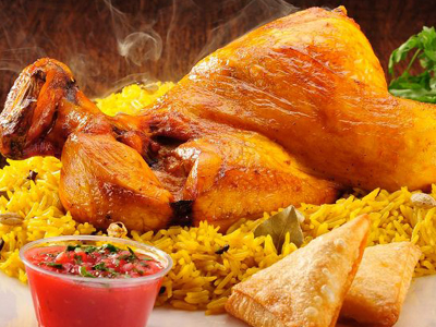 1/4 Chicken Mandi With Rice
