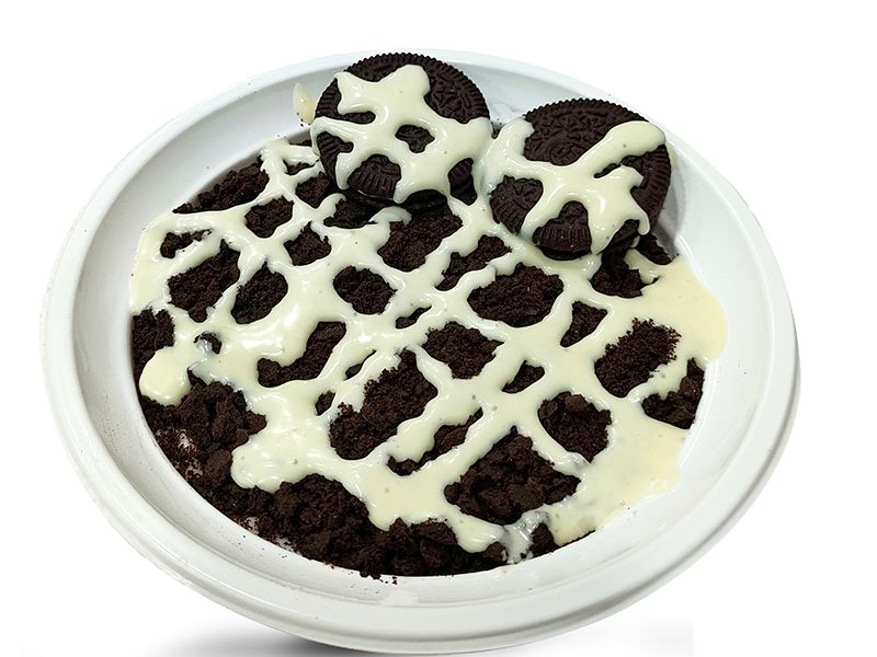 Oreo And White Chocolate Rice Pudding
