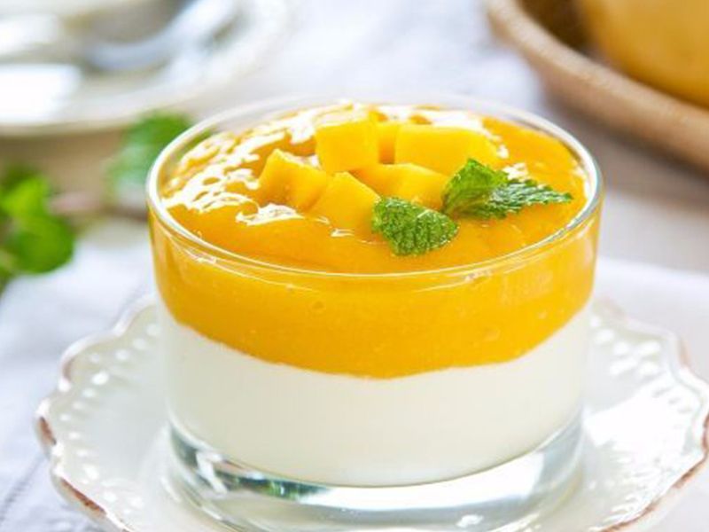 Rice Pudding with mango