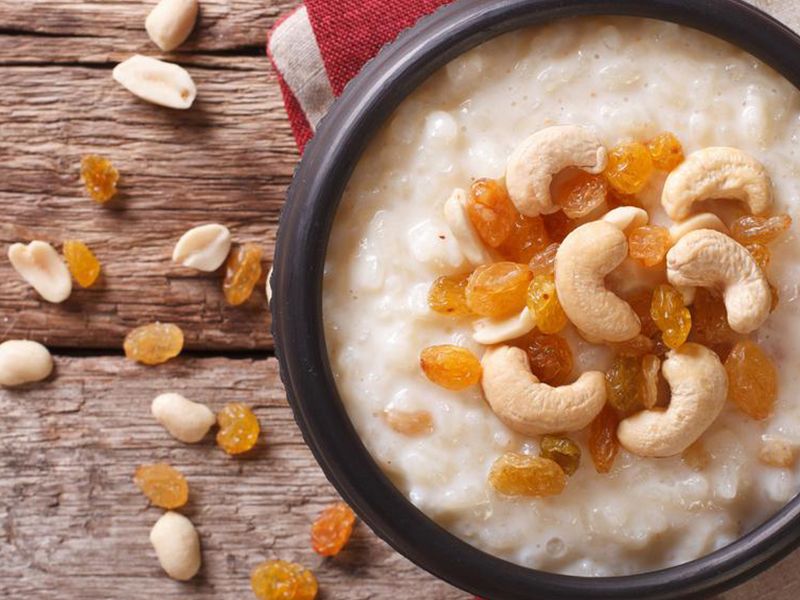 nuts Rice Pudding super