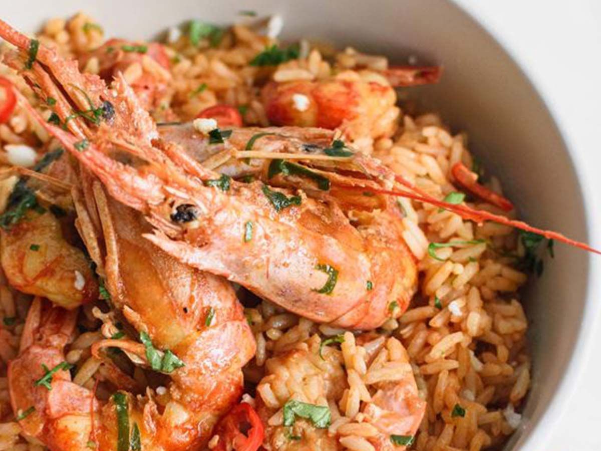 shrimp rice