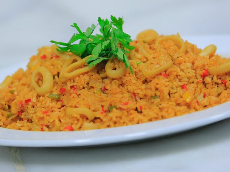 Rice Squid Meal