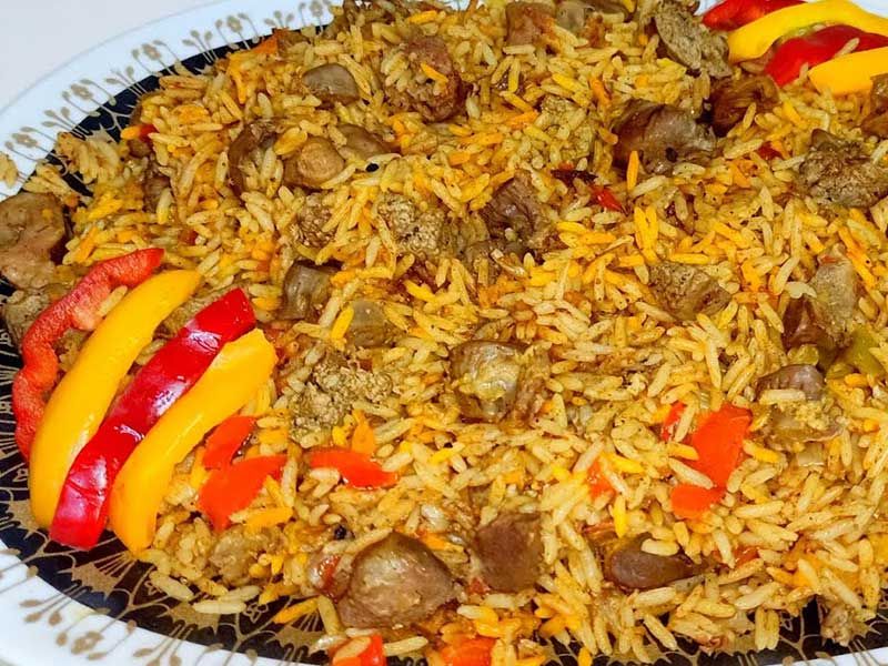 Basmati Rice With Liver And Giblets