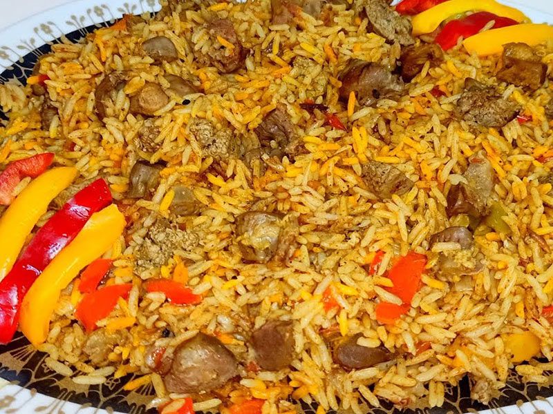 Basmati Rice With Liver And Giblets