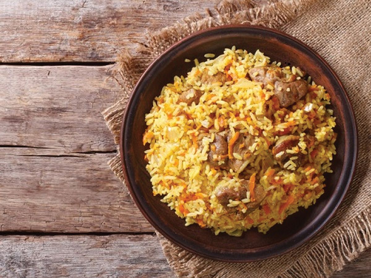 Basmati rice with liver