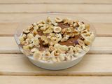 Rice Pudding With Nutella Chocolate And Nuts
