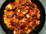 Mister Chef rice with fried chicken pieces