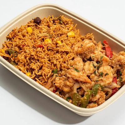 large Mexican chicken rice