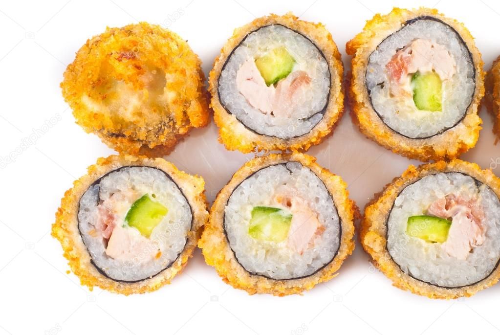 Cheddar Salmon Maki Fried Roll